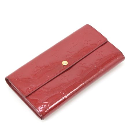  LOUIS VUITTON ルイヴィトン モノグラム・ヴェルニ ポルトフォイ・ユサラ 2つ折り長財布