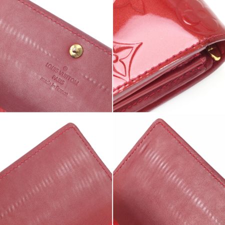  LOUIS VUITTON ルイヴィトン モノグラム・ヴェルニ ポルトフォイ・ユサラ 2つ折り長財布