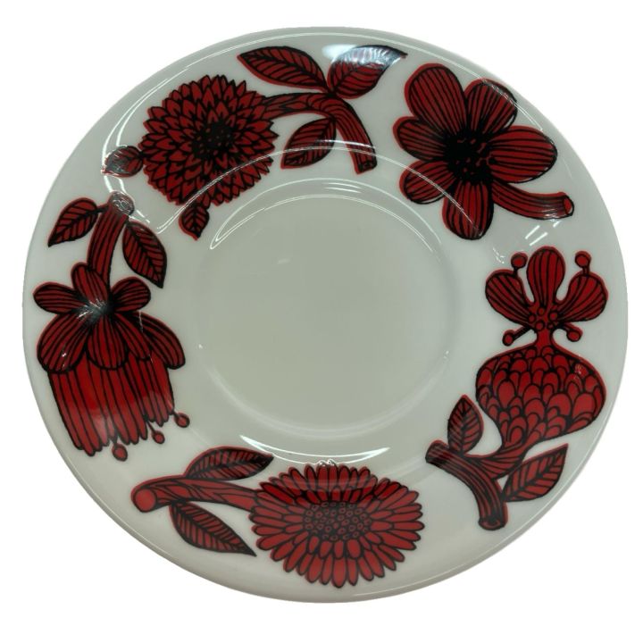 Gustavsberg グスタフスベリ Red Aster レッドアスター ティーカップ＆ソーサー 【復刻版】1P グスタフスベリ Red Aster レッドアスター ティーカップ＆ソーサー