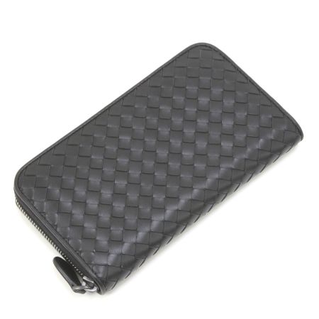  BOTTEGA VENETA ボッテガヴェネタ ラウンドファスナー 長財布 ブラック