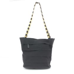 $$ Salvatore Ferragamo サルヴァトーレフェラガモ ヴァラゴールドチェーン ショルダーバッグ AU-21.5667 ブラック Cランク