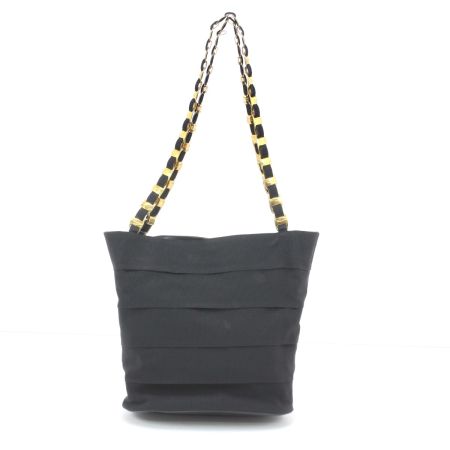  Salvatore Ferragamo サルヴァトーレフェラガモ ヴァラゴールドチェーン ショルダーバッグ AU-21.5667 ブラック