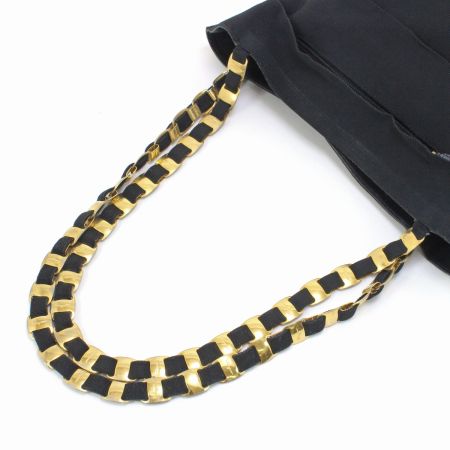  Salvatore Ferragamo サルヴァトーレフェラガモ ヴァラゴールドチェーン ショルダーバッグ AU-21.5667 ブラック