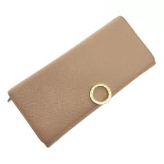  BVLGARI ブルガリ 長財布 ブルガリブルガリウォレット ピンクベージュ Cランク