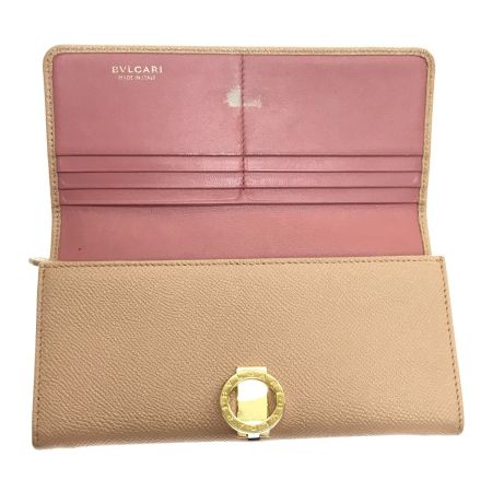  BVLGARI ブルガリ 長財布 ブルガリブルガリウォレット ピンクベージュ