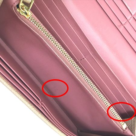  BVLGARI ブルガリ 長財布 ブルガリブルガリウォレット ピンクベージュ