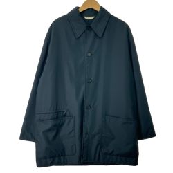 $$ HERMES エルメス ナイロン ジャケット M～Lサイズ ネイビー Bランク