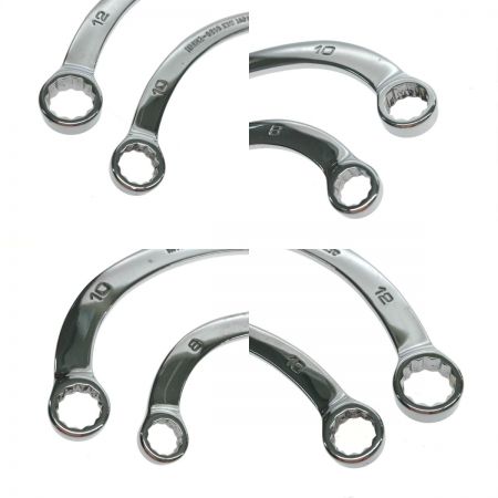  nepros ハンドツール ハーフムーンレンチ nepros 4本セット