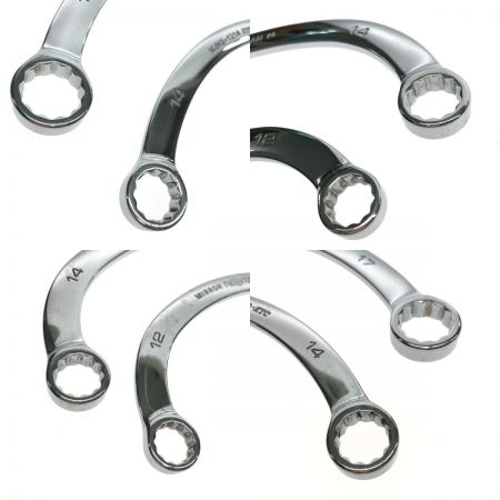  nepros ハンドツール ハーフムーンレンチ nepros 4本セット