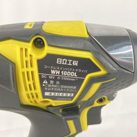 HITACHI 日立 インパクトドライバ  WH18DDL イエロー