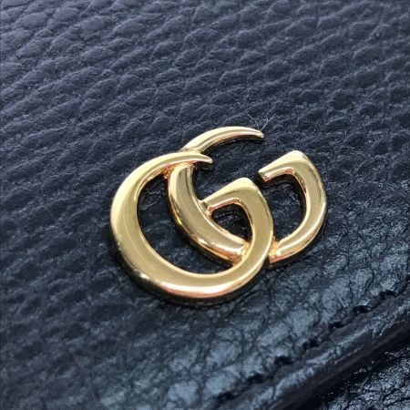  GUCCI グッチ GGマーモント コンチネンタルウォレット 456116 ブラック