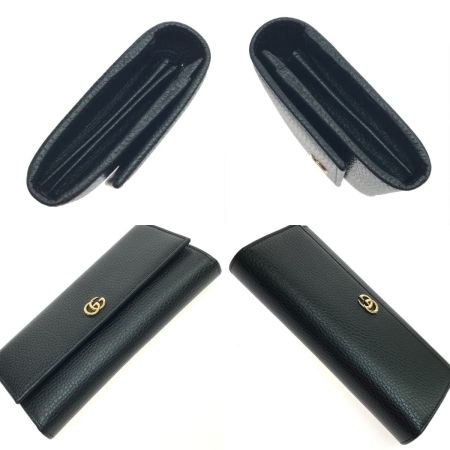  GUCCI グッチ GGマーモント コンチネンタルウォレット 456116 ブラック
