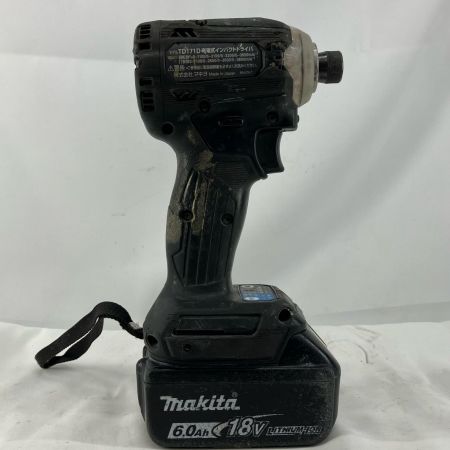 MAKITA マキタ インパクトドライバ  TD171D ブラック