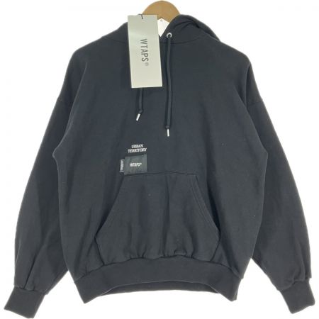  wtaps ダブルタップス パーカー M CROSS BONES HOODY COTTON WTAPS X01  ブラック