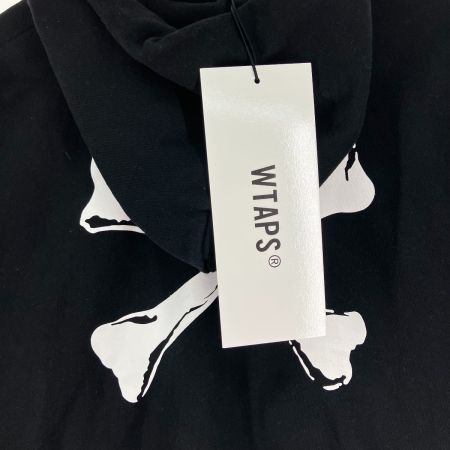  wtaps ダブルタップス パーカー M CROSS BONES HOODY COTTON WTAPS X01  ブラック