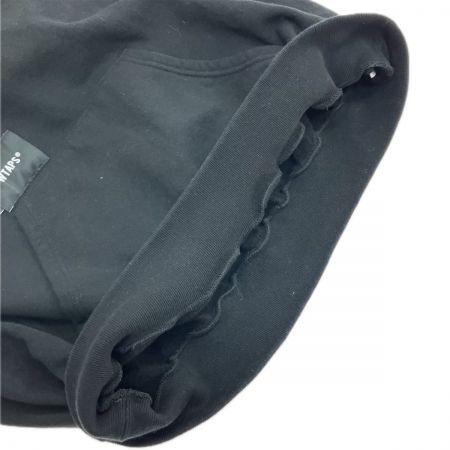  wtaps ダブルタップス パーカー M CROSS BONES HOODY COTTON WTAPS X01  ブラック
