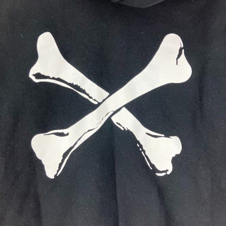  wtaps ダブルタップス パーカー M CROSS BONES HOODY COTTON WTAPS X01  ブラック