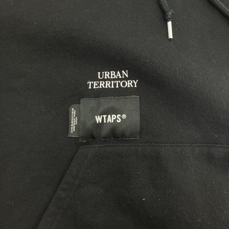  wtaps ダブルタップス パーカー M CROSS BONES HOODY COTTON WTAPS X01  ブラック