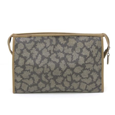  Yves Saint Laurent イブサンローラン オールドタイプ クラッチバッグ ブラウン