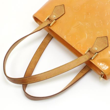 LOUIS VUITTON ルイヴィトン モノグラム・ヴェルニ ヒューストン エナメル トートバッグ M91302 オレンジ