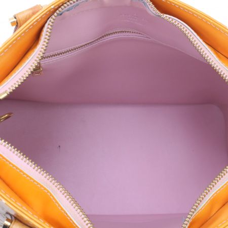  LOUIS VUITTON ルイヴィトン モノグラム・ヴェルニ ヒューストン エナメル トートバッグ M91302 オレンジ
