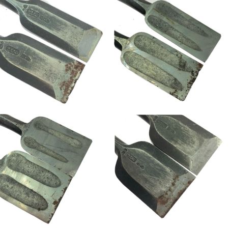  伊勢弘 別製 ノミ 10本セット 柄に割れ有