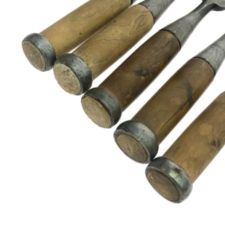  伊勢弘 別製 ノミ 10本セット 柄に割れ有