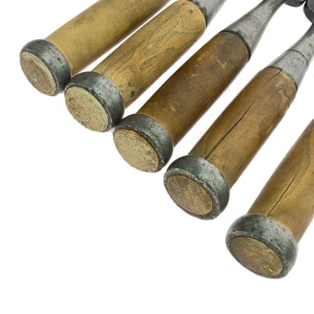  伊勢弘 別製 ノミ 10本セット 柄に割れ有