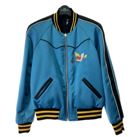  COACH コーチ リバーシブルスカジャン ペンギン Mサイズ 26732 スカイブルー