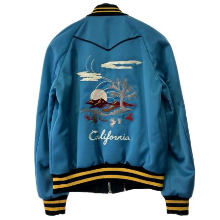  COACH コーチ リバーシブルスカジャン ペンギン Mサイズ 26732 スカイブルー