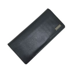 $$ BURBERRY BLACK LABEL バーバリーブラックレーベル 長財布 ブラック Cランク