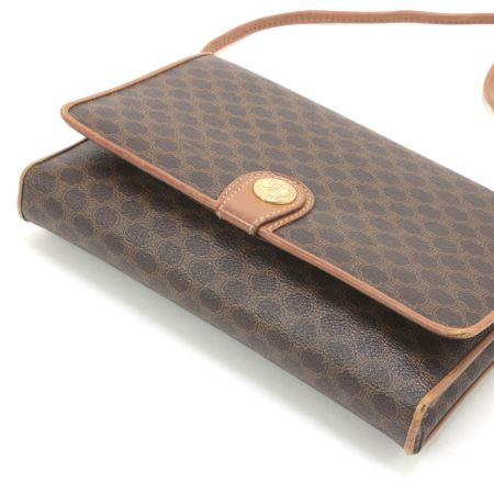  CELINE セリーヌ マカダム柄 ショルダーバッグ M08 ブラウン
