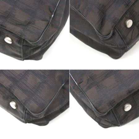  CHANEL シャネル ニュートラベルライン GM トートバッグ ファスナー破損有り ブラウン