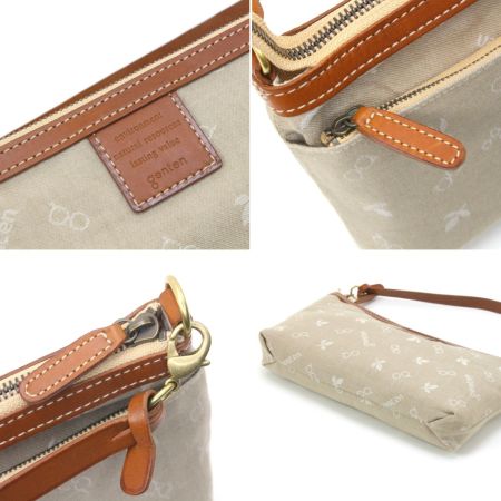  GENTEN ゲンテン ハンドバッグ ベージュ