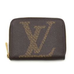 $$ LOUIS VUITTON ルイヴィトン モノグラム・ジャイアント ジッピーコインパース 小銭入れ M69354 Bランク