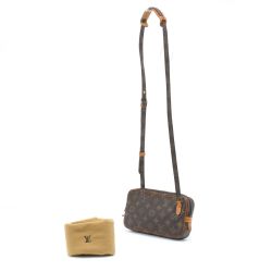 $$ LOUIS VUITTON ルイヴィトン モノグラム マルリー・バンドリエール M51828 Cランク
