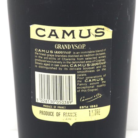  CAMUS カミュ ブランデー コニャック 1000mL 40度 未開栓