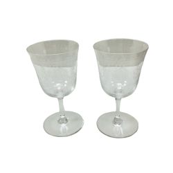 $$ Baccarat バカラ ラファイエットワイングラス 2P 外箱無し Bランク