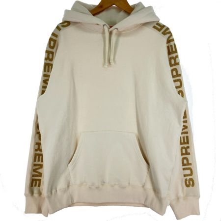  Supreme シュプリーム Metallic Rib Hooded Sweatshirt  パーカー Mサイズ ベージュ