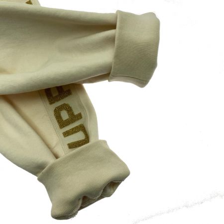  Supreme シュプリーム Metallic Rib Hooded Sweatshirt  パーカー Mサイズ ベージュ
