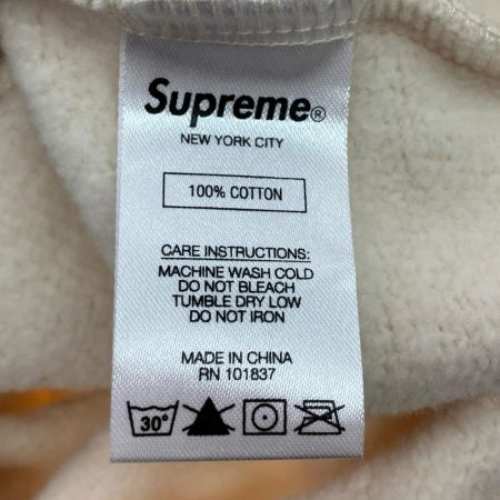  Supreme シュプリーム Metallic Rib Hooded Sweatshirt  パーカー Mサイズ ベージュ