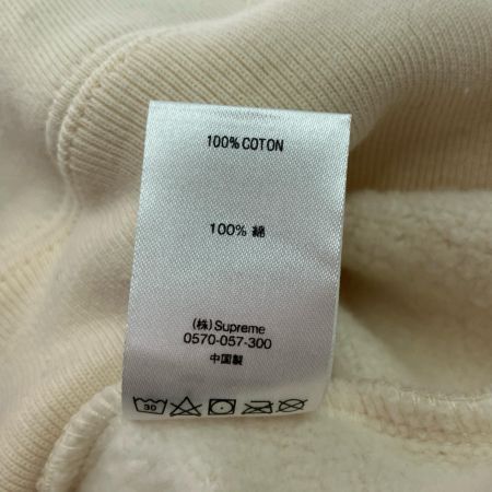  Supreme シュプリーム Metallic Rib Hooded Sweatshirt  パーカー Mサイズ ベージュ