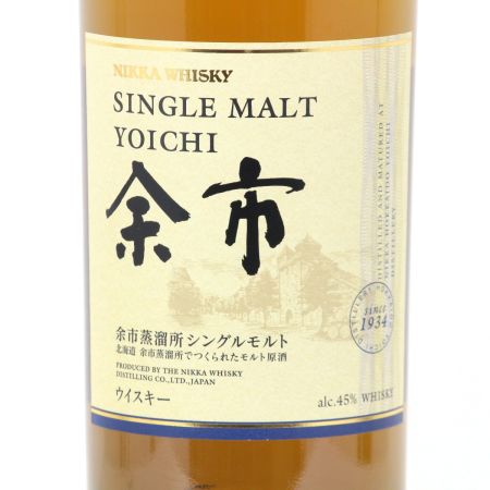 【北海道内限定発送】 YOICHI 余市/ニッカウイスキー 余市蒸溜所シングルモルト 余市 700ml 45度 未開栓