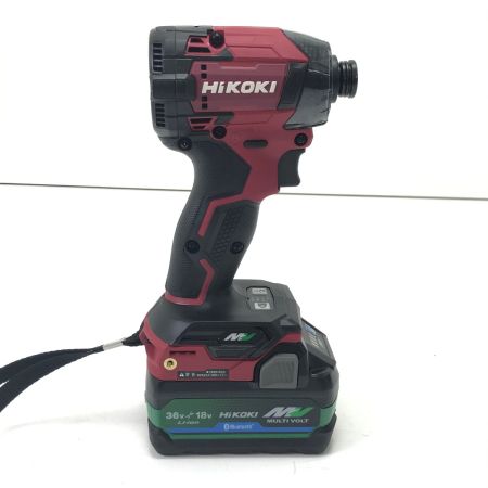  HiKOKI ハイコーキ インパクトドライバ WH36DD レッド