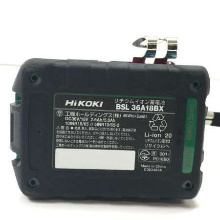  HiKOKI ハイコーキ インパクトドライバ WH36DD レッド