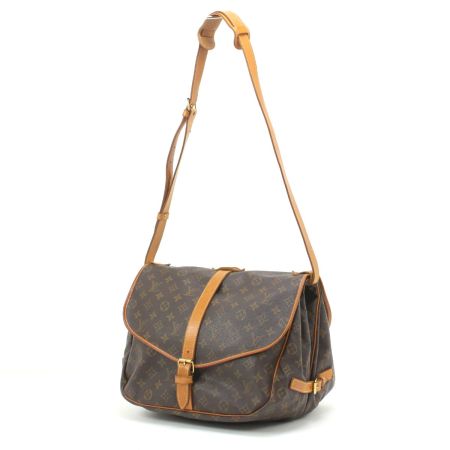  LOUIS VUITTON ルイヴィトン モノグラム ソミュール35 ショルダーバッグ M42254《ジャンク品》 M42254