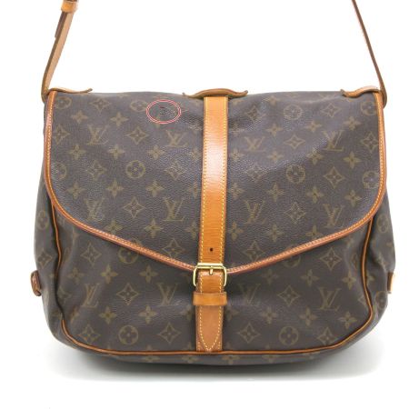  LOUIS VUITTON ルイヴィトン モノグラム ソミュール35 ショルダーバッグ M42254《ジャンク品》 M42254
