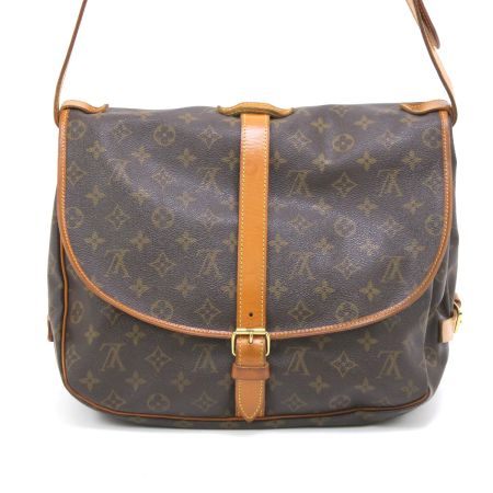  LOUIS VUITTON ルイヴィトン モノグラム ソミュール35 ショルダーバッグ M42254《ジャンク品》 M42254