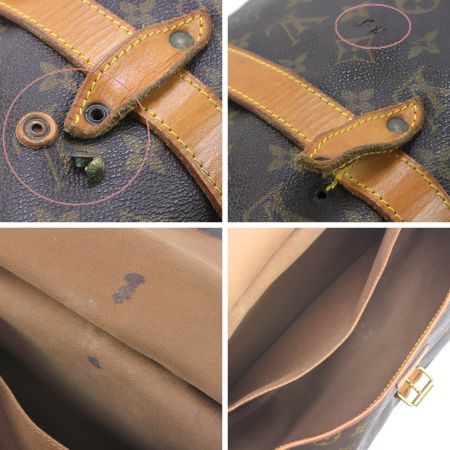  LOUIS VUITTON ルイヴィトン モノグラム ソミュール35 ショルダーバッグ M42254《ジャンク品》 M42254