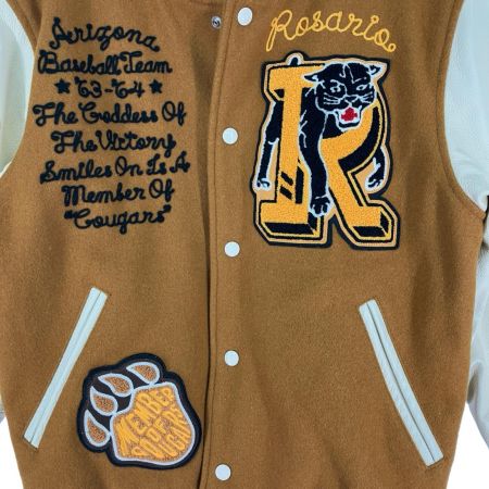  Champion チャンピオン フルデコ スタジャン Mサイズ C3-U620 マスタード×ホワイト